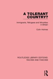 book A Tolerant Country?: Immigrants, Refugees and Minorities