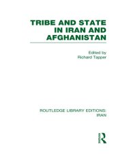 book Tribe and State in Iran and Afghanistan (RLE Iran D)