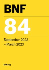 book BNF 84 (British National Formulary) September 2022 - March 2023