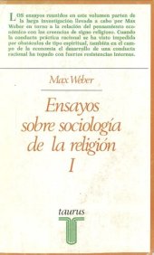 book Ensayos sobre sociología de la religión (Vol. 1)