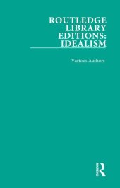 book Routledge Library Editions: Idealism, 4-Volume Set