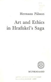 book Art and ethics in Hrafnkel's saga