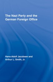 book The Nazi Party and the German Foreign Office