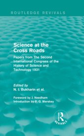 book Science at the Cross Roads (Routledge Revivals)