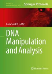 book DNA Manipulation and Analysis