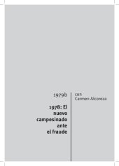 book 1978: El nuevo campesinado ante el fraude (Bolivia)