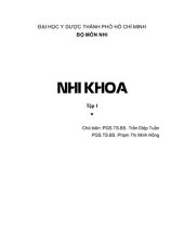 book Nhi khoa Tập 1