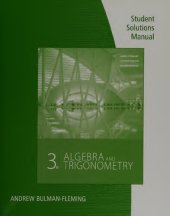 book Student solutions manual algebra & trigonometry, third edition, James Stewart, Lothar Redlin, Saleem Watson