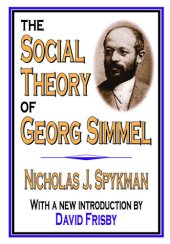 book The Social Theory of Georg Simmel