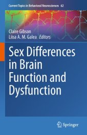 book Sex Differences in Brain Function and Dysfunction