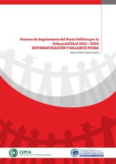 book Proceso de Seguimiento del Pacto Político por la Gobernabilidad 2011 – 2014. Sistematización y balance Piura