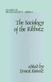 book Sociology of the Kibbutz