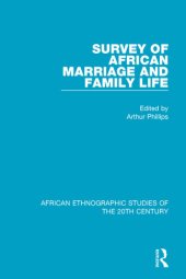 book Survey of African Marriage and Family Life