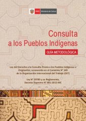 book Derecho a la Consulta Previa. Guía metodológica