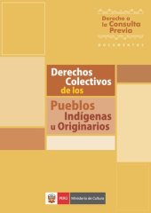 book Derechos colectivos de los pueblos indígenas u originarios (Perú)