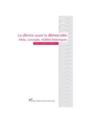 book Le démos avant la démocratie. Mot, concepts, réalites historiques