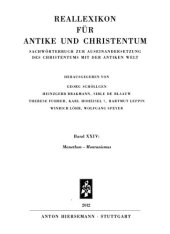 book Reallexikon für Antike und Christentum 24 : Manethon – Montanismus