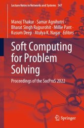 book Soft Computing for Problem Solving: Proceedings of the SocProS 2022