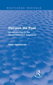 book Petrarch the Poet: An Introduction to the 'Rerum Vulgarium Fragmenta'