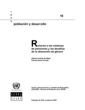 book Reforma a los sistemas de pensiones y los desafíos de la dimensión de género