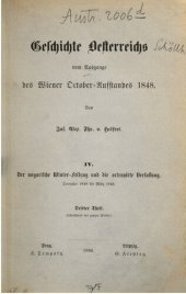 book Der ungarische Winter-Feldzug und die oktroyierte Verfassung. Dezember 1848 bis März 1849