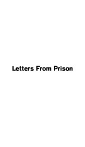 book Letters from Prison