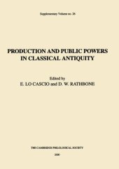 book Production and Public Powers in Classical Antiquity