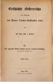 book Der ungarische Winter-Feldzug und die oktroyierte Verfassung. Dezember 1848 bis März 1849