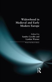 book Widowhood in Medieval and Early Modern Europe