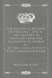 book The Political History of England - Vol. X.