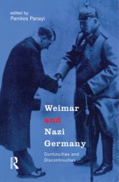 book Weimar and Nazi Germany: Continuities and Discontinuities