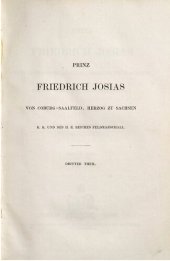 book Prinz Friedrich Josias von Coburg-Saalfeld, Herzog von Sachsen, K. K. und des Heiligen Römischen Reiches Feldmarschall / 1794-1815