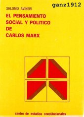 book El pensamiento social y político de Carlos Marx