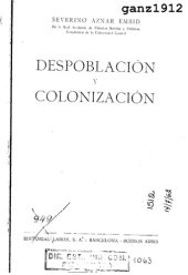 book Despoblación y colonización