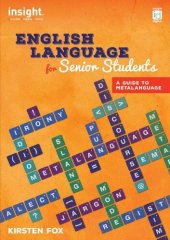 book English language for senior students: a guide to metalanguage