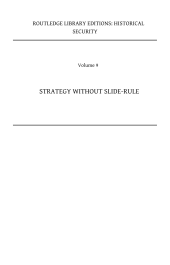 book Strategy Without Slide-Rule: British Air Strategy 1914–1939