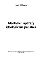 book Ideologie i aparaty ideologiczne państwa