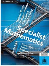 book Cambridge Seniour Mathematics VCE: Specialist Mathematics Units 1 & 2