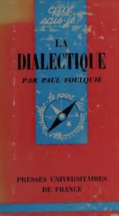 book La Dialectique