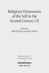 book Religious Dimensions of the Self in the Second Century CE