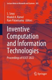 book Inventive Computation and Information Technologies: Proceedings of ICICIT 2022