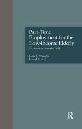 book Part-Time Employment for the Low-Income Elderly