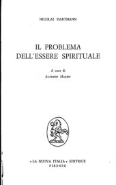 book Il problema dell'essere spirituale