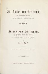 book Sir Julius von Hartmann, Kgl. Hannoverscher General, geb. den 6. Mai 1774 - gest. den 7. Juni 1856 / Julius von Hartmann, Kgl. Preußischer General der Kavallerie, geb. den 2. März 1817 - gest. den 30. April 1878