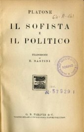 book Il sofista. Il politico