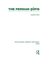 book The Persian Sufis (RLE Iran C) (Routledge Library Editions: Iran)