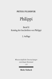 book Philippi: Band 2: Katalog der Inschriften von Philippi