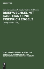 book Briefwechsel mit Karl Marx und Friedrich Engels