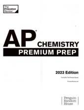 book Princeton Review AP Chemistry Premium Prep, 2023: 7 Practice Tests + Complete Content Review + Strategies & Techniques (College Test Preparation)