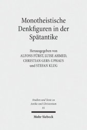 book Monotheistische Denkfiguren in der Spätantike